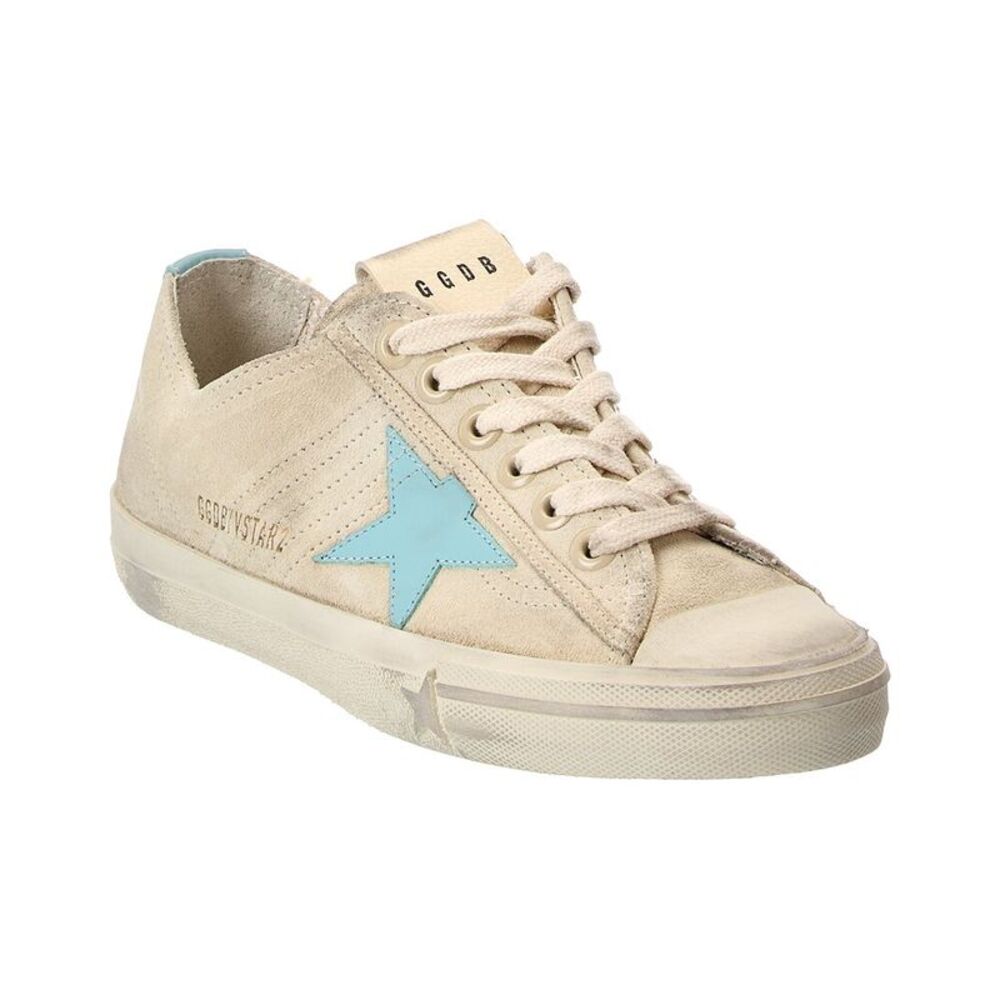 Golden Goose V-Star 2 Suede Sneaker, White